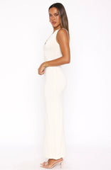 She's Back Maxi Dress Off White