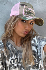 Brooks Trucker Cap Camo/Pink
