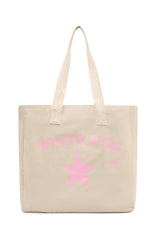 Never Wrong Tote Bag Natural/Pink