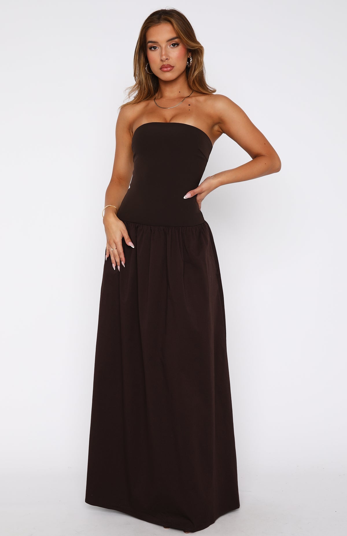 Take Back Maxi Dress Chocolate