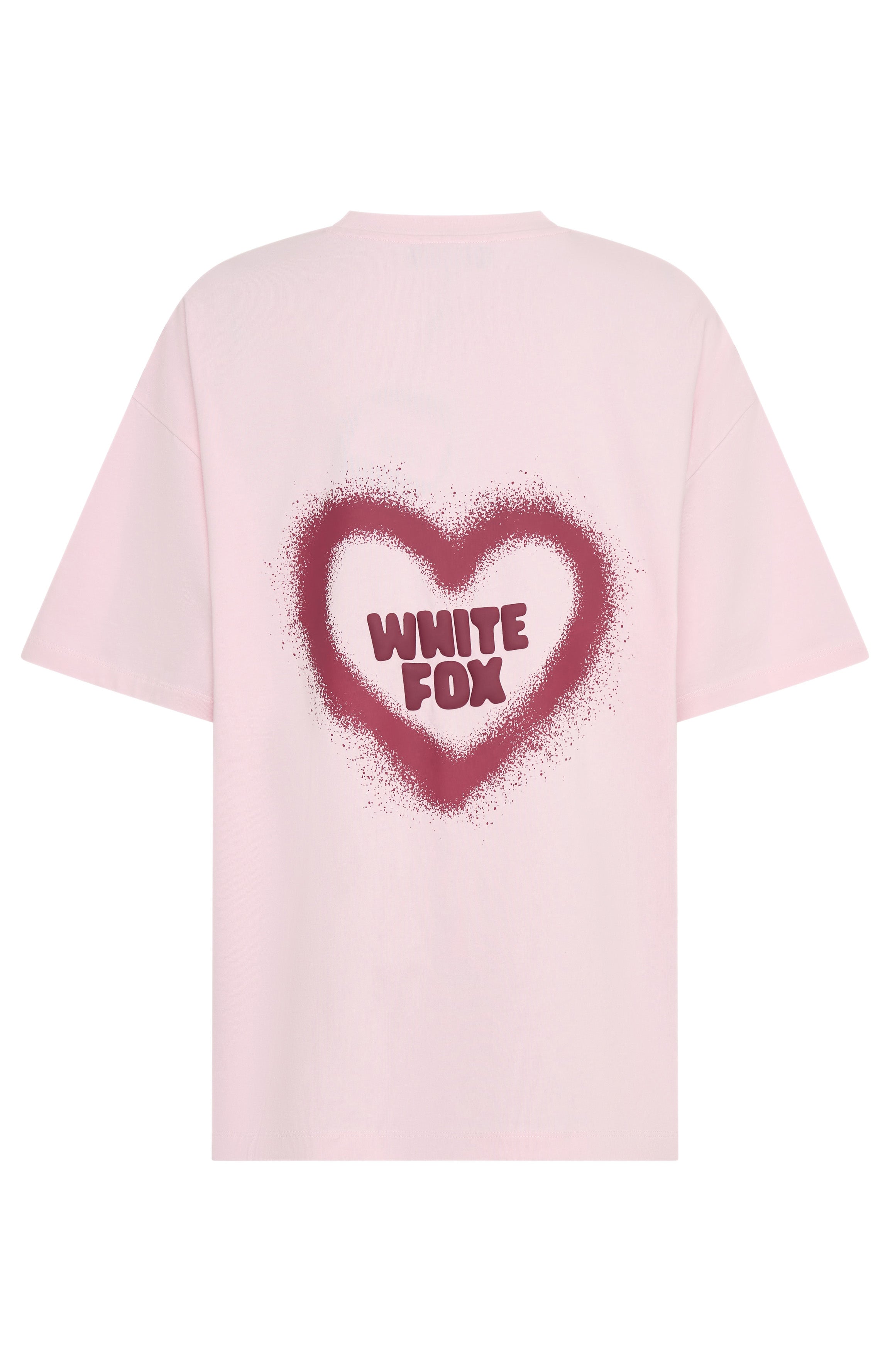 11th Street City Girl At Heart Oversized Tee Strawberry Whip