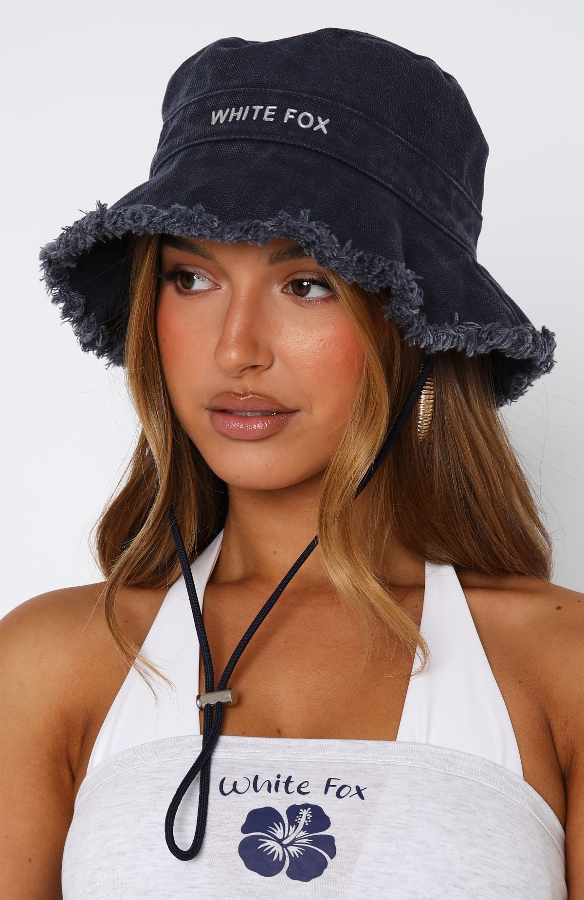 Take You Away Bucket Hat Navy