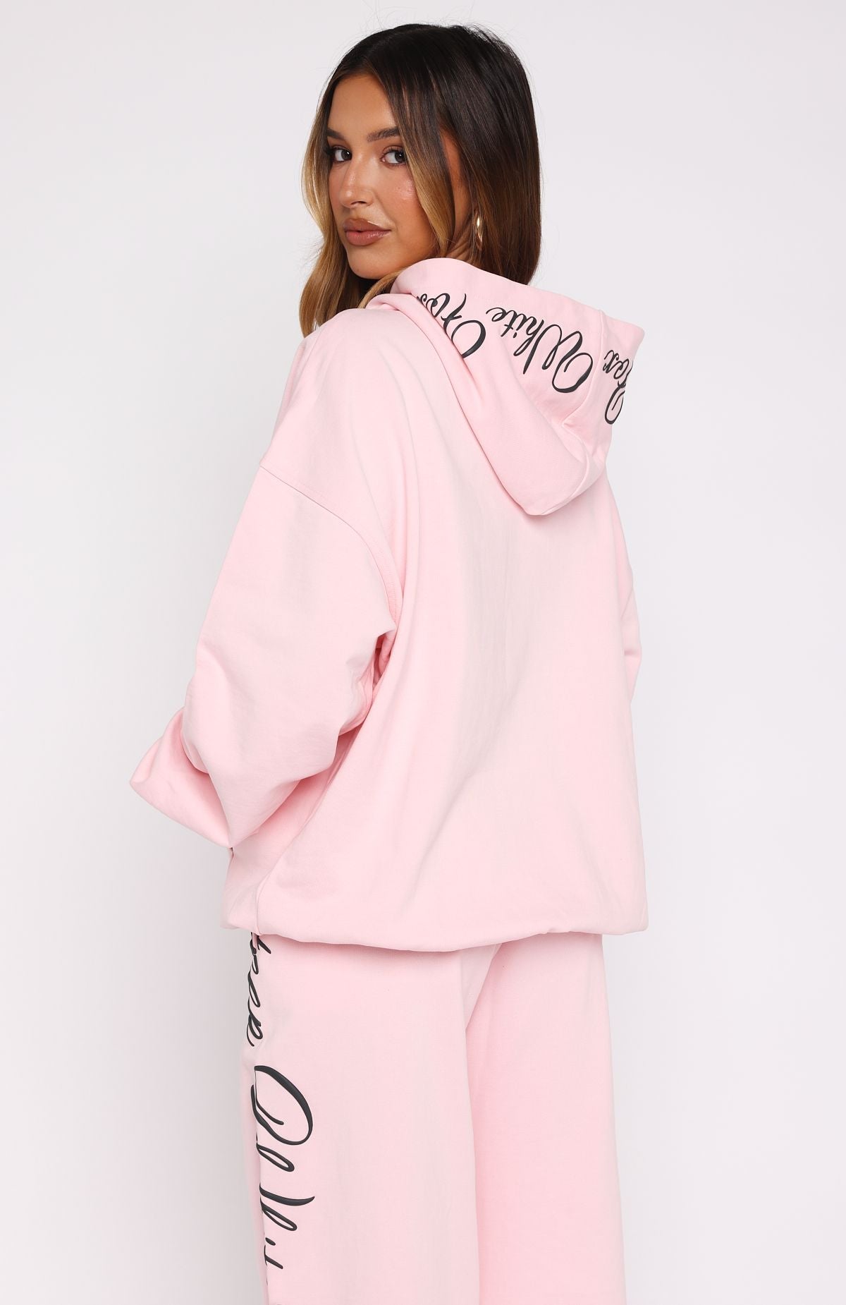 Lucky Thirteen Shaya Oversized Hoodie Soft Pink