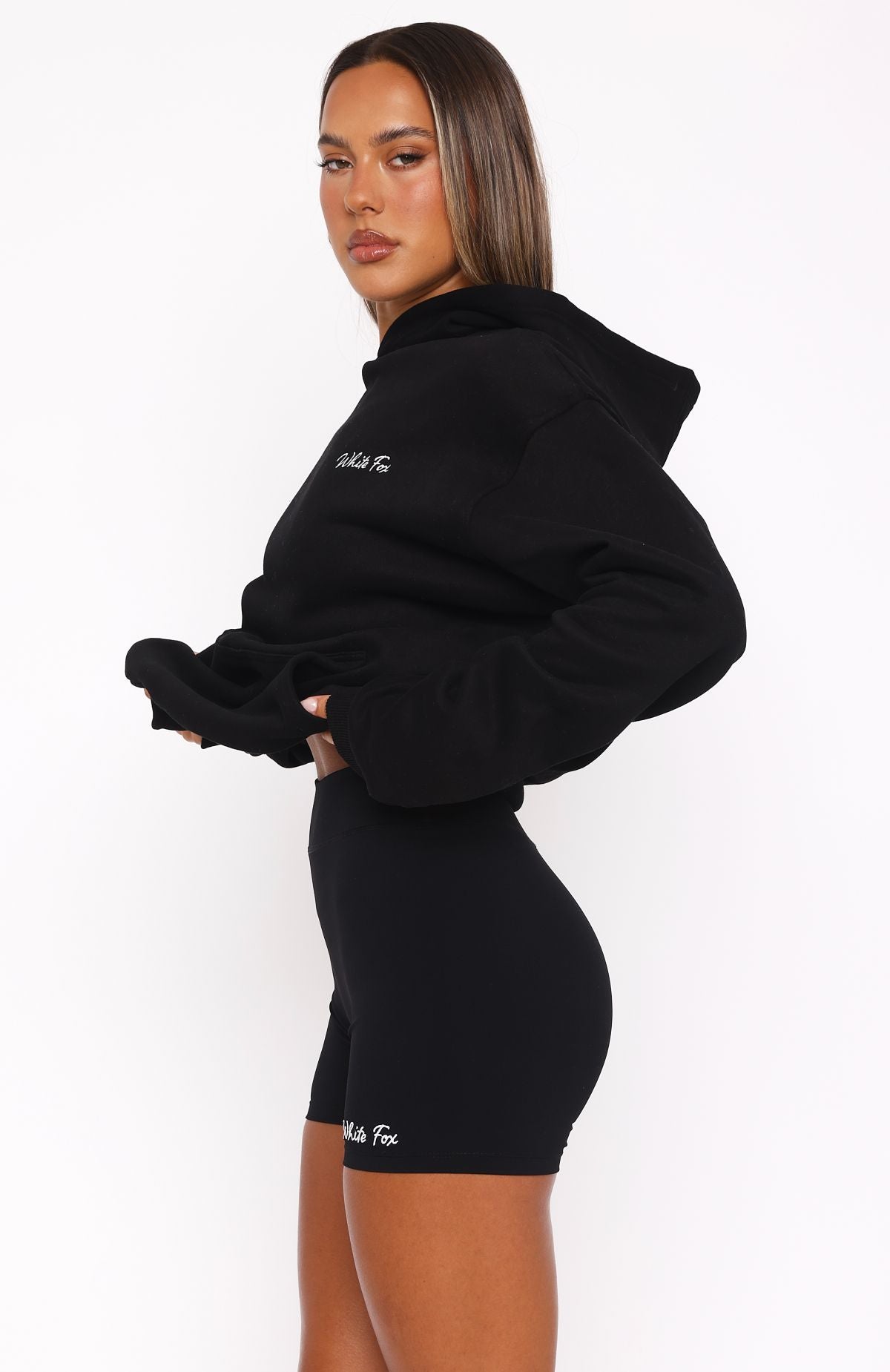 Match Your Words Bike Shorts Black