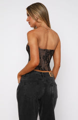 Feel You Near Bustier Black