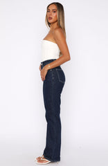 Millie High Rise Bootleg Jeans Dark Indigo