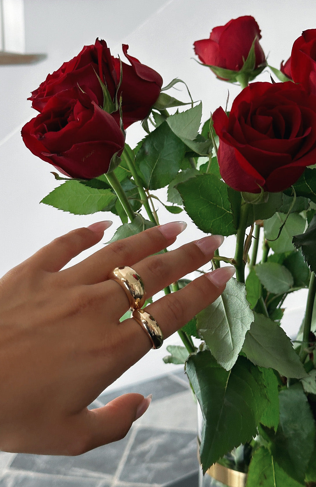 Mirela Ring Set Gold