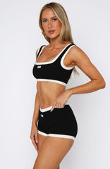 Got Carried Away Booty Shorts Black