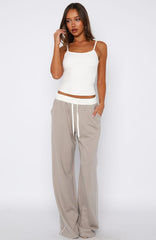 True Feelings Wide Leg Pants Moon