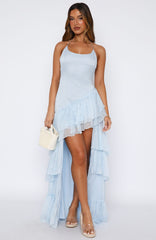 The Time We Shared Maxi Dress Baby Blue