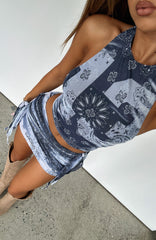 Eclipse Heart Mini Skirt Thirteenth Dimension