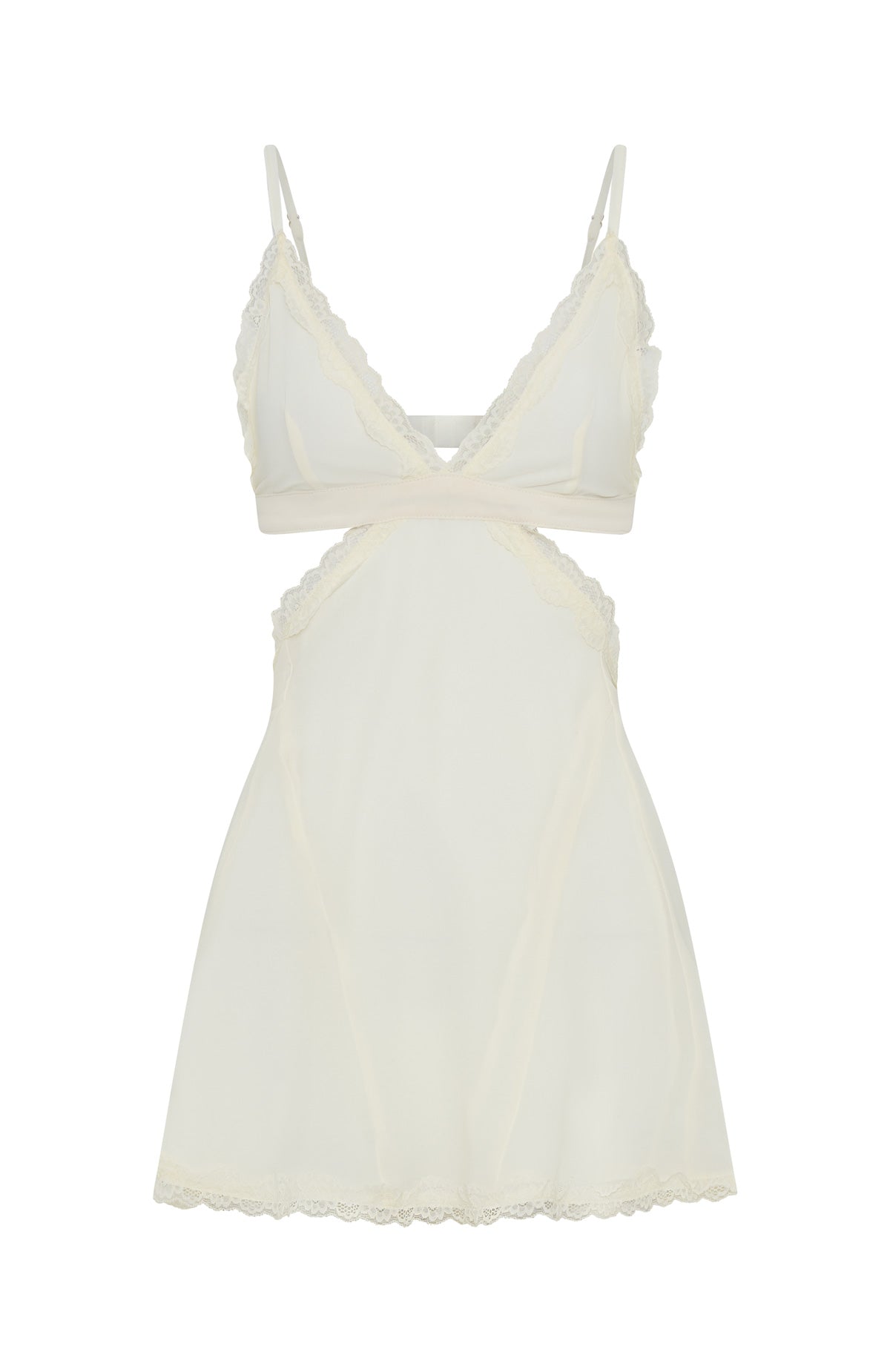 Polar Opposite Mini Dress Off White