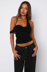 Love To Love You Top Black