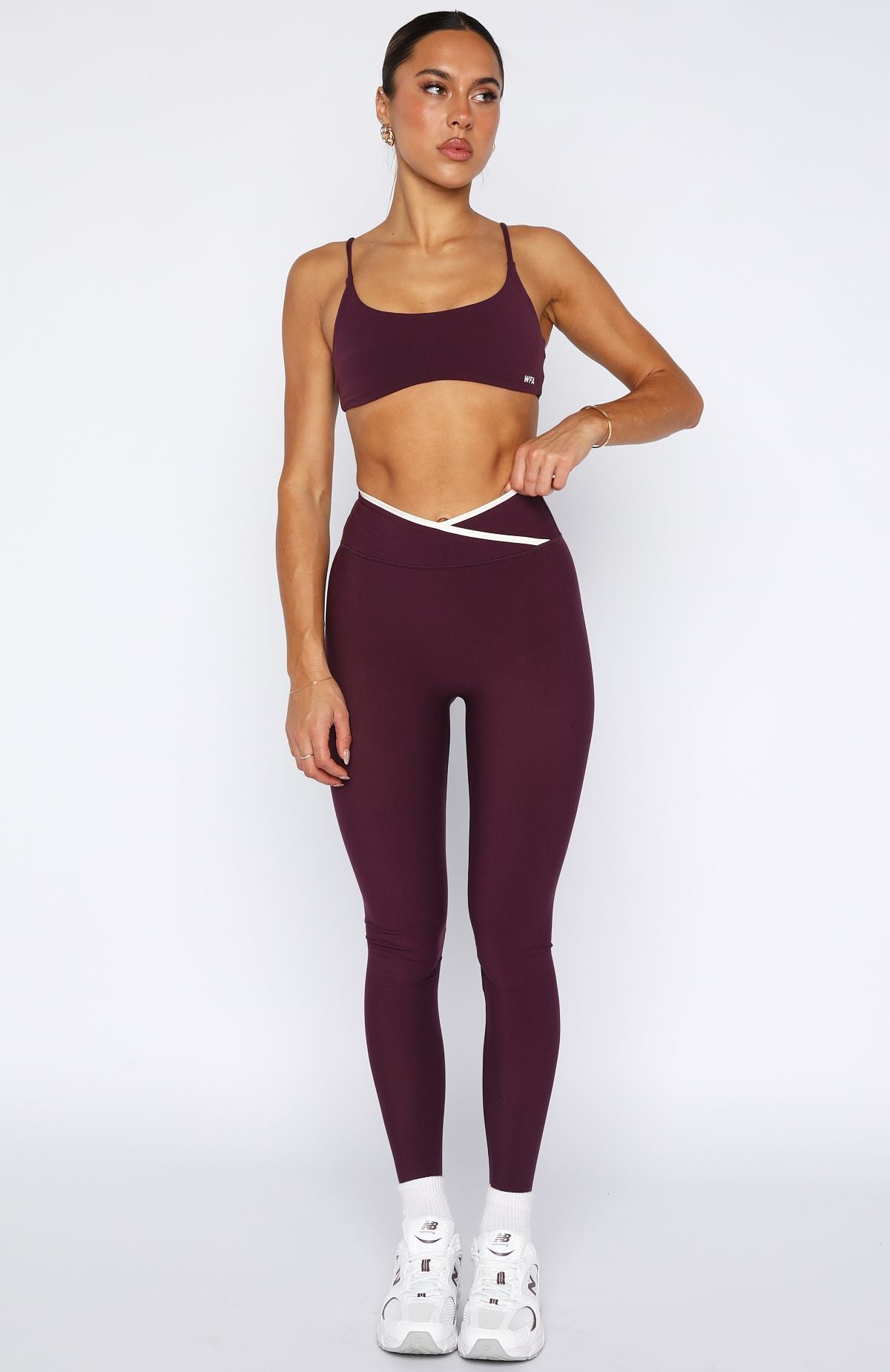 Form Leggings Plum/Cream