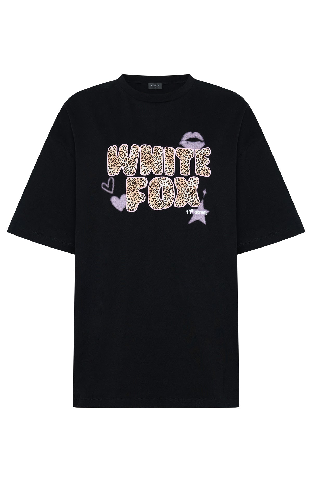 11th Street She's So Lucky Oversized Tee Licorice