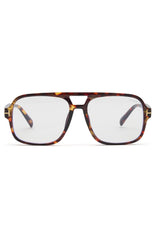 Jordan Blue Light Glasses Leopard/Clear