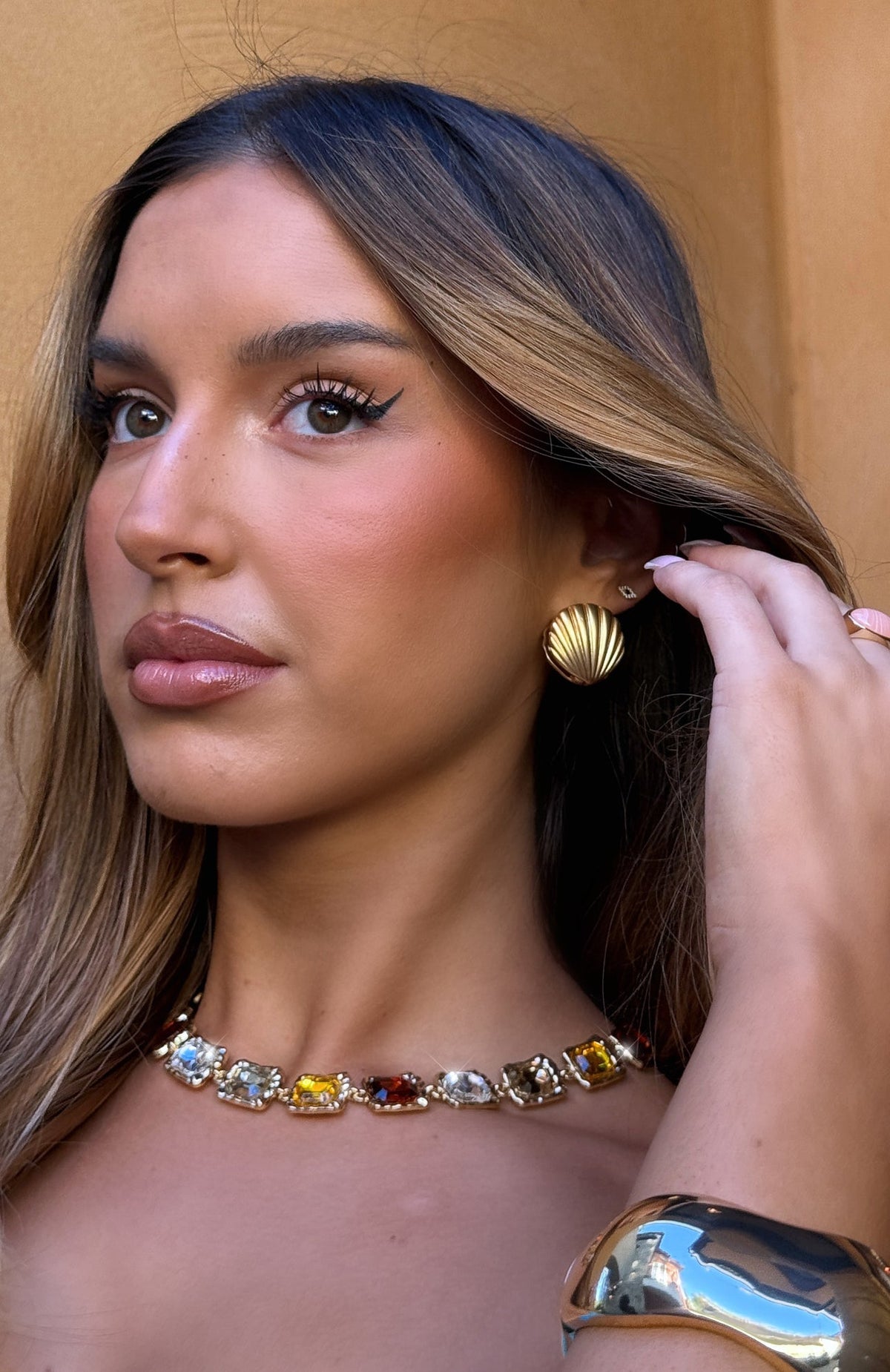 Kaiko Earrings Vintage Gold