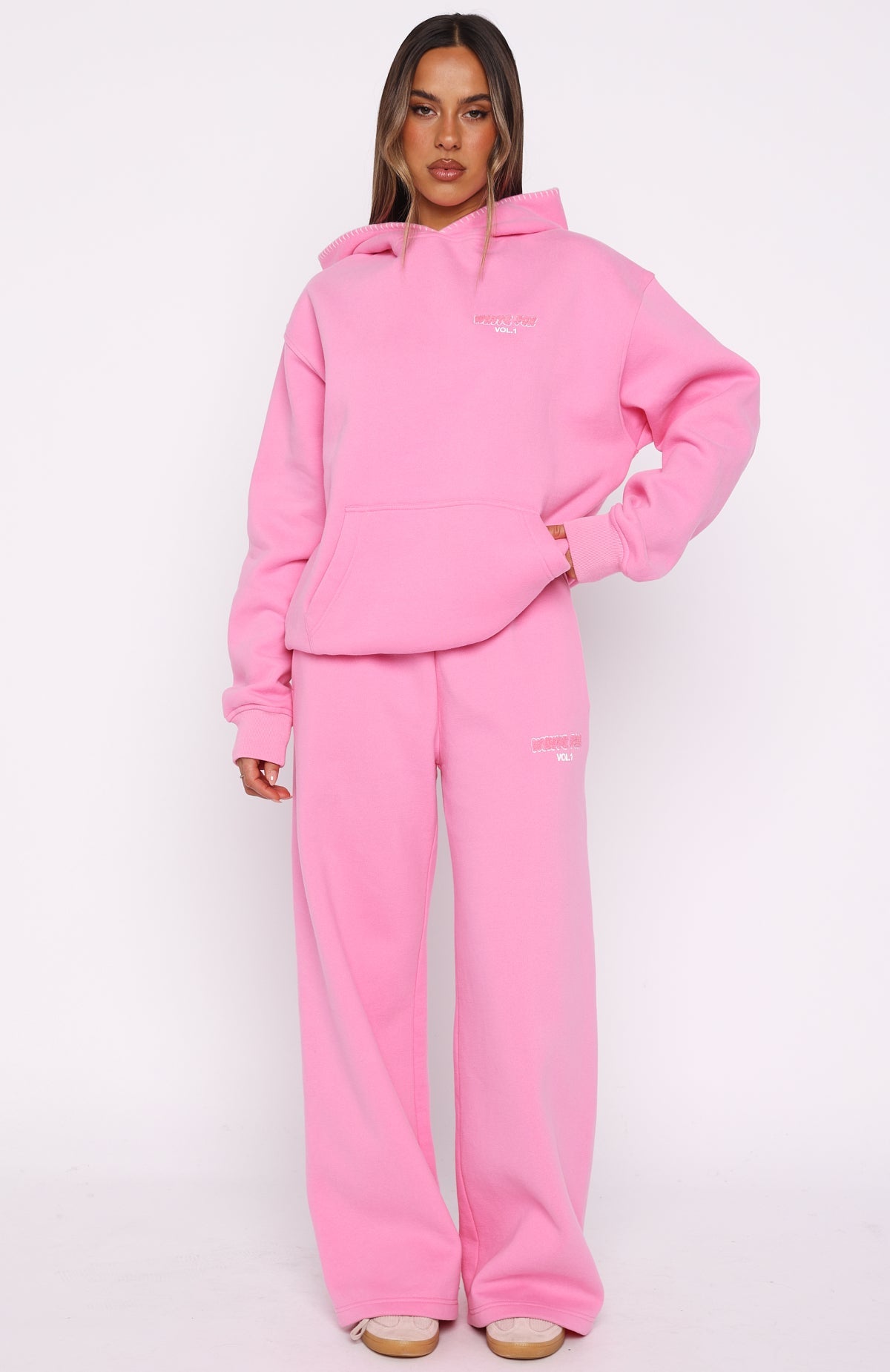 Vol. 1 Wide Leg Sweatpants Bubblegum