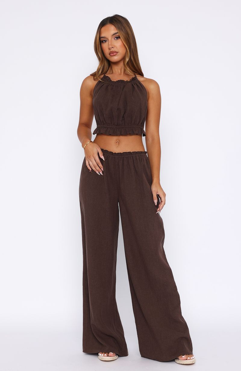 Take Me Away Pant Chocolate