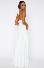 Sweet Temptation Halter Maxi Dress Bluebelle